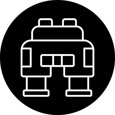 Seo modern simgesinin vektör illüstrasyonu, teknoloji kavramı