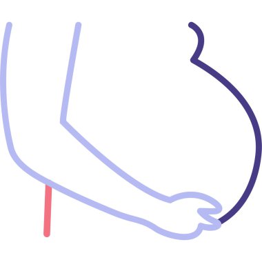 Modern b 'nin vektör illüstrasyonu eksik simgesi