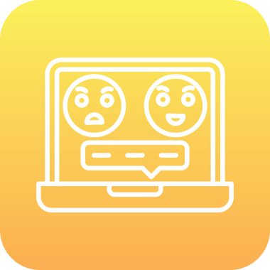 bilgisayar simgesi vektör illüstrasyonu