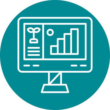 seo modern simgesinin vektör illüstrasyonu