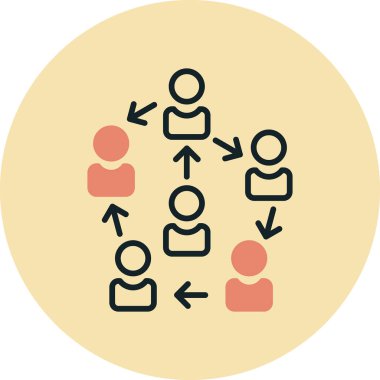 Sosyal medya. düz dizayn