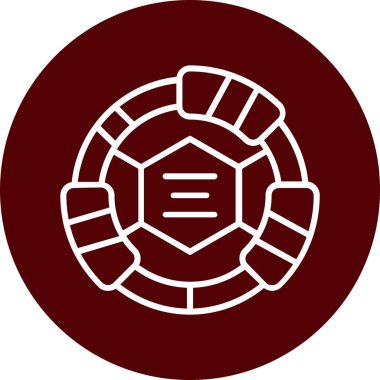 Çin yılbaşı topunun vektör illüstrasyonu