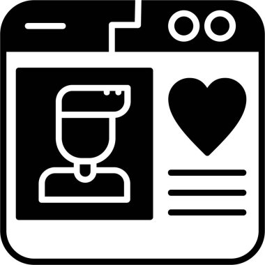 aşk kalp günü simgesi ana hatlarıyla