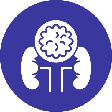 Bir insan simgesinin vektör illüstrasyonu