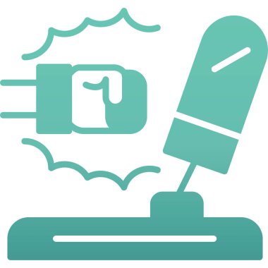 Modern bir simgenin vektör illüstrasyonu