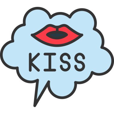 konuşma kabarcığı vektör çizimi