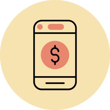 cep telefonu ikonu vektör illüstrasyonu