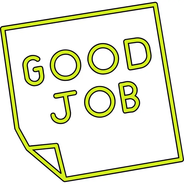 iş tamamlandı kauçuk damga vektörü