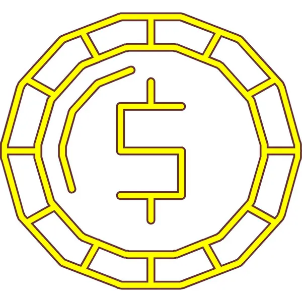 Bitcoin kripto para birimi simgesi vektör illüstrasyon taslağı