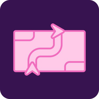 Tek bir simgenin vektör illüstrasyonu