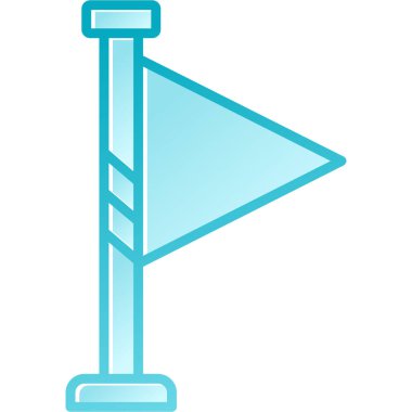 ok simgesi ile mavi trafik sinyali