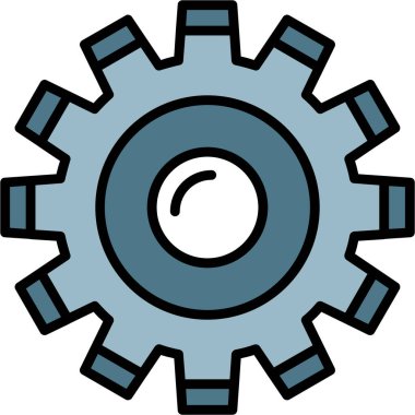 Teçhizat Web simgesi basit illüstrasyon