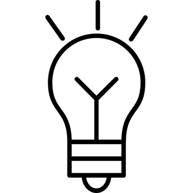 Ampul simgesi, anahat stili