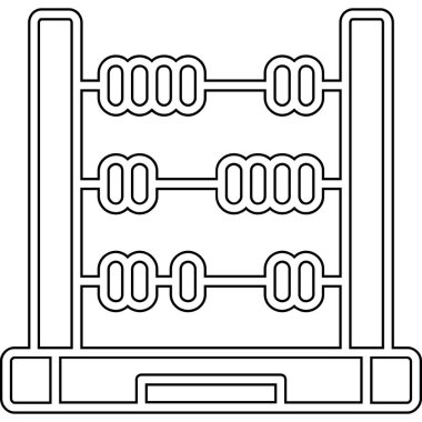 Fitness egzersiz paspas simgesi ana hat biçiminde