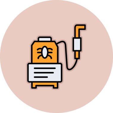 Elektrikli pil simgesi. vektör illüstrasyonu