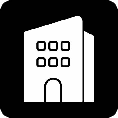 bina simgesi, vektör illüstrasyonu