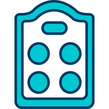 çanta simgesi vektör illüstrasyonu