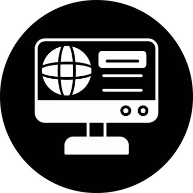 Web tasarım vektörü simgesi