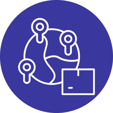 seo modern simgesinin vektör illüstrasyonu