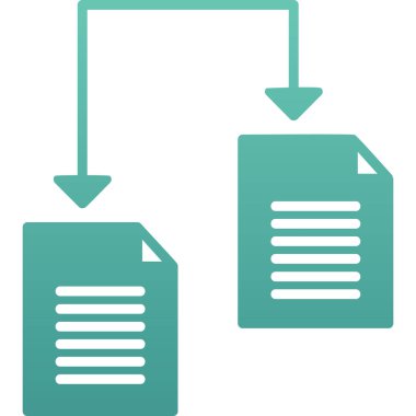 Dosyanın vektör illüstrasyonu