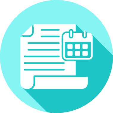 Belge simgesinin vektör illüstrasyonu