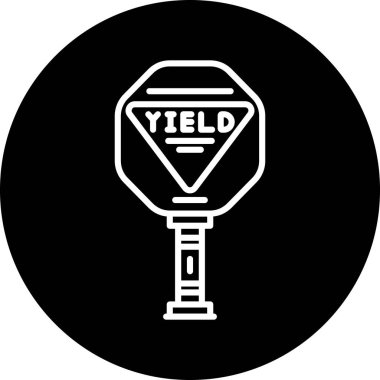 Modern simgenin vektör illüstrasyonu