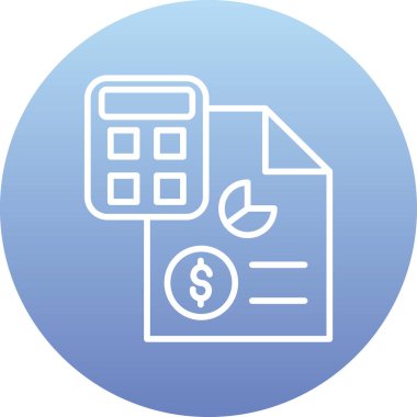 Para için. Web simgesi basit illüstrasyon