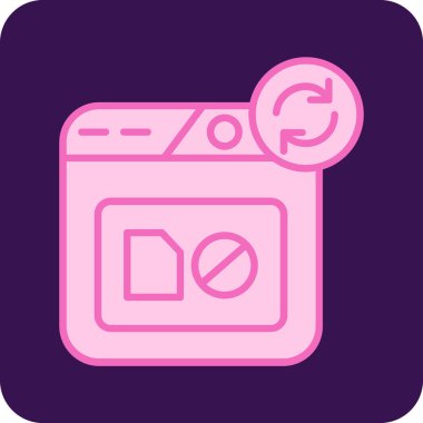 seo modern simgesinin vektör illüstrasyonu