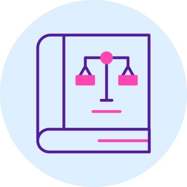 Kitap. Web simgesi basit illüstrasyon