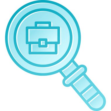 Müfredat Vitae web simgesi basit vektör illüstrasyonu