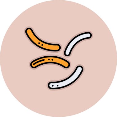 Vektör simgesi beyaz arkaplan, logo ve