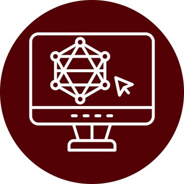 vektör dizüstü simgesi illüstrasyonu