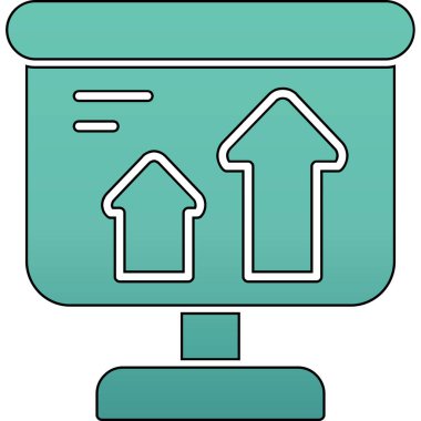 ok simgesi, vektör illüstrasyonu