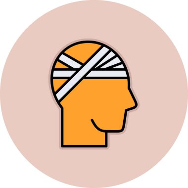 Haçlı insan kafası.