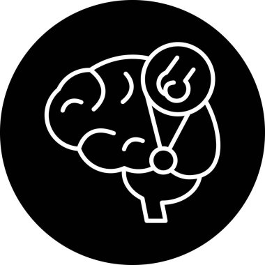 Vektör Beyin simgesi illüstrasyonu