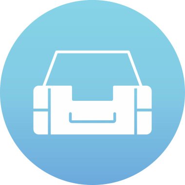 araba simgesi vektör illüstrasyonu