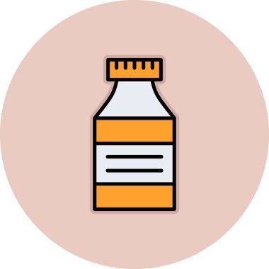 şişe simgesi vektör illüstrasyonu