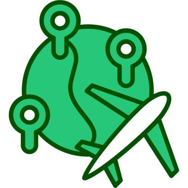 Uydu anteni. Basit resimleme