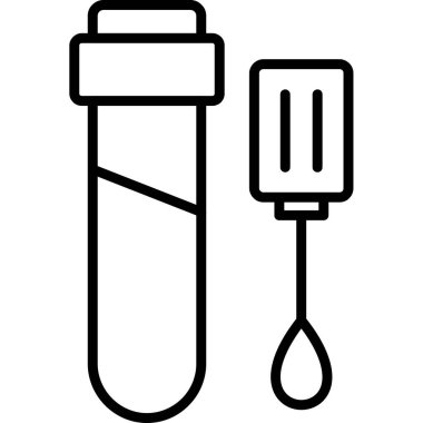 boya fırçası simgesi, basit biçim tasarımı