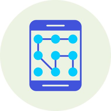 şebeke. Web simgesi basit illüstrasyon