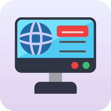 tarayıcı küresel internet simgesi