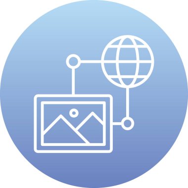 vektör izleyici simgesi illüstrasyonu