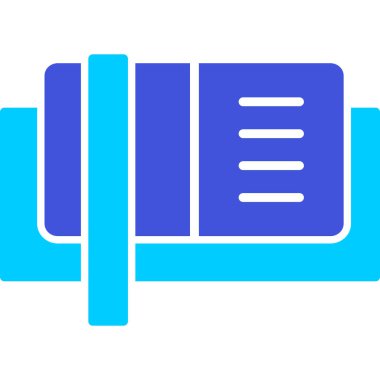 kitap web simgesi, vektör illüstrasyonu