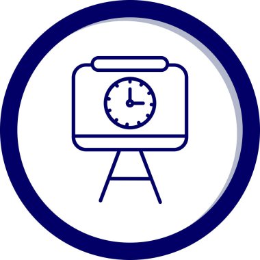 Alarm simgesinin vektör çizimi