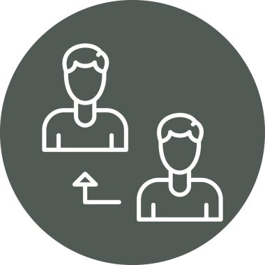 insanlar simge vektör illüstrasyonu