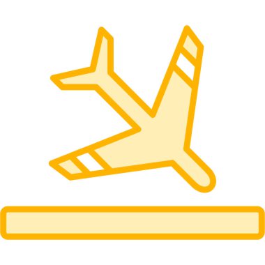 Uçak. Web simgesi basit illüstrasyon