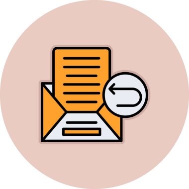 Dosya simgesinin vektör illüstrasyonu