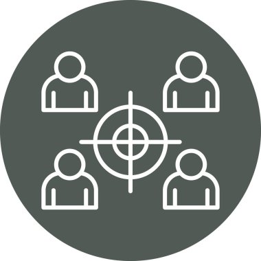 İnsan simgesinin vektör illüstrasyonu