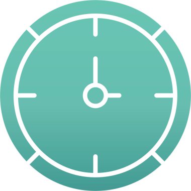 Alarm saat vektör simgesi