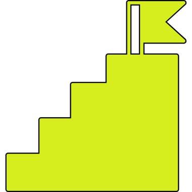 merdiven simgesi çizimi